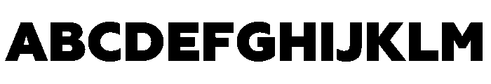Geoform-Heavy Font UPPERCASE