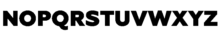 Geoform-Heavy Font UPPERCASE