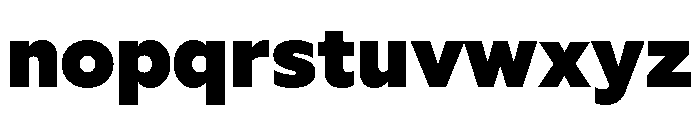 Geoform-Heavy Font LOWERCASE