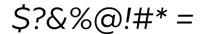 Geoform-Italic Font OTHER CHARS