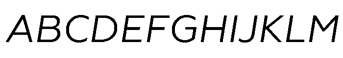 Geoform-Italic Font UPPERCASE
