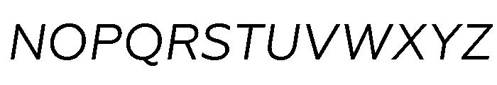 Geoform-Italic Font UPPERCASE