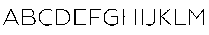 Geoform-Light Font UPPERCASE
