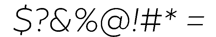 Geoform-LightItalic Font OTHER CHARS