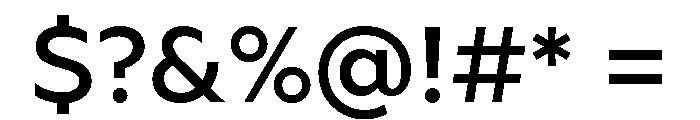 Geoform-Medium Font OTHER CHARS