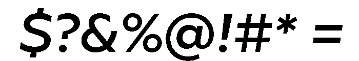 Geoform-MediumItalic Font OTHER CHARS