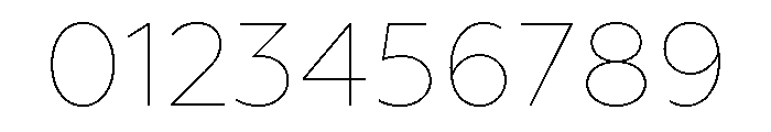 Geoform-Thin Font OTHER CHARS