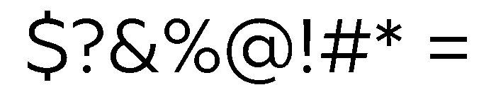 Geoform Font OTHER CHARS