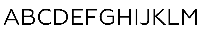 Geoform Font UPPERCASE