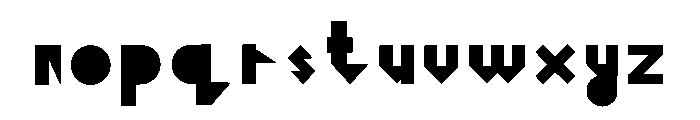 Geomet Regular Font LOWERCASE