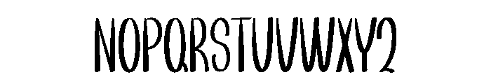 Geometric1 Font LOWERCASE