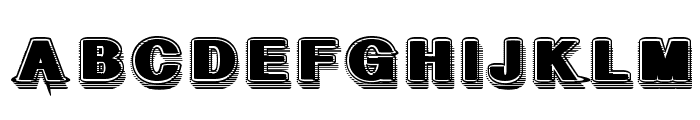 GeometricFog Font UPPERCASE