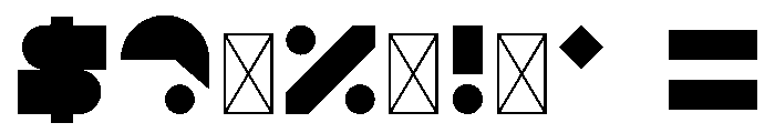 Geon Font OTHER CHARS