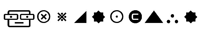Geoplace SC Bold Font OTHER CHARS