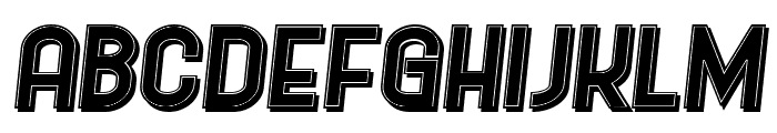 George Italic Font UPPERCASE