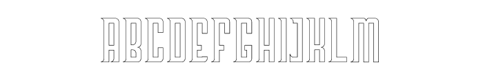 Georgent Font UPPERCASE