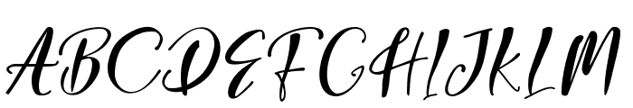 GeorginaScript Font UPPERCASE