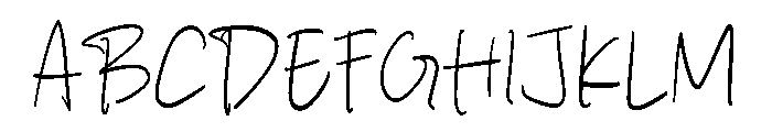 Gerady Bale Font UPPERCASE