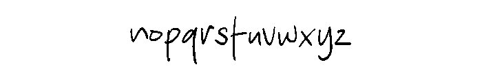 Gerady Bale Font LOWERCASE