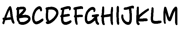 Gerald Script Font UPPERCASE