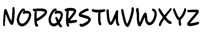 Gerald Script Font UPPERCASE