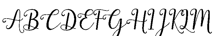 Geraldine2 Font UPPERCASE