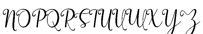 Geraldine2 Font UPPERCASE