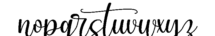 Geraldine2 Font LOWERCASE