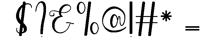 Geraldine3 Font OTHER CHARS
