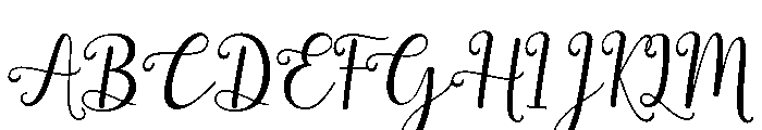 Geraldine3 Font UPPERCASE