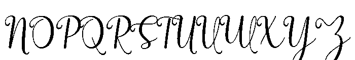 Geraldine3 Font UPPERCASE