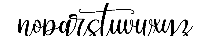 Geraldine3 Font LOWERCASE