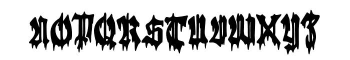 German Apocalypse Font UPPERCASE
