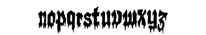 German Apocalypse Font LOWERCASE