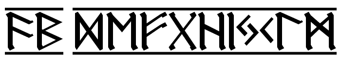Germanic Runes 1 Font LOWERCASE