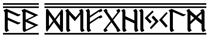Germanic Runes 2 Font LOWERCASE