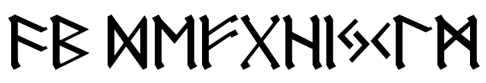 Germanic Runes Font LOWERCASE