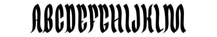 Germany Gothic Font UPPERCASE