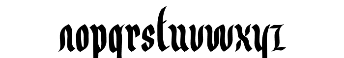 Germany Gothic Font LOWERCASE