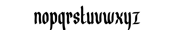 Germany Slime Gothic Font LOWERCASE