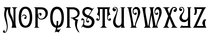 Gertruda Victoriana Normal Font UPPERCASE