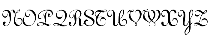 Gessele Regular Font UPPERCASE