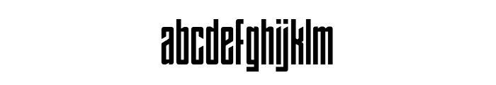 Gestalt-Regular Font LOWERCASE