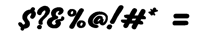 Gestclo Font OTHER CHARS