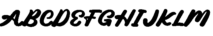 Gestclo Font UPPERCASE