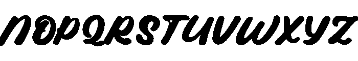 Gestclo Font UPPERCASE