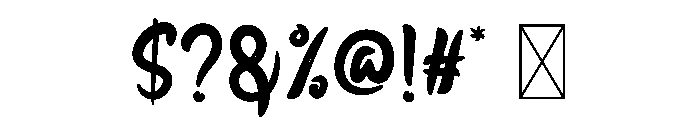 Gesticpersonal Font OTHER CHARS