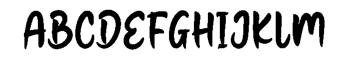 Gesticpersonal Font UPPERCASE
