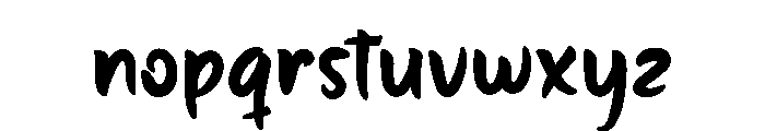 Gesticpersonal Font LOWERCASE