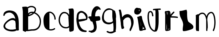 GetLucky Font LOWERCASE